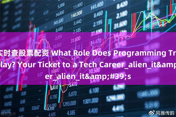 实时查股票配资 What Role Does Programming Training Play? Your Ticket to a Tech Career_alien_it&#39;s